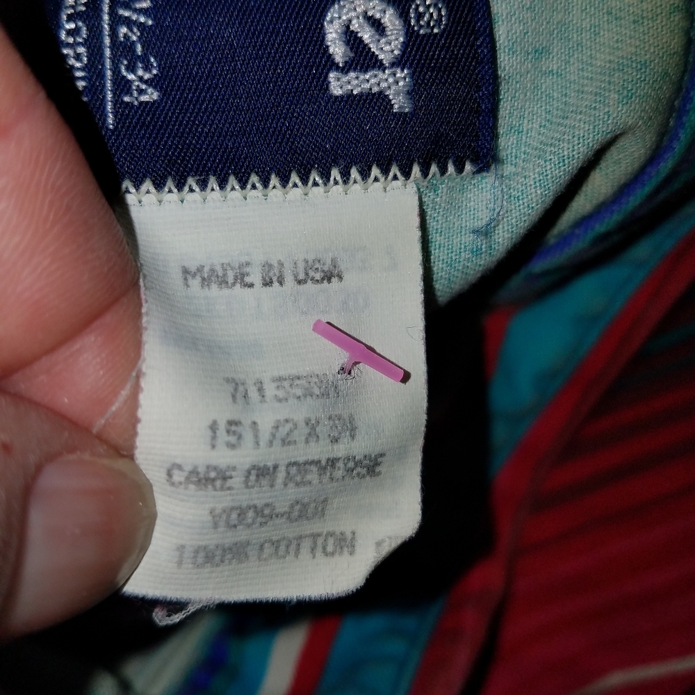 Wrangler Cowboy Cut 15 1/2- 34 Men's Button Down Made in USA - Picture 6 of 13